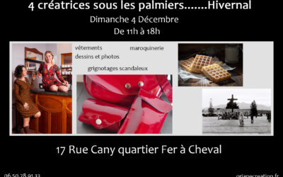 4 Créatrices sous les palmiers…Hivernal